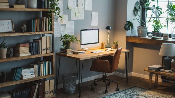 Modern office at home.